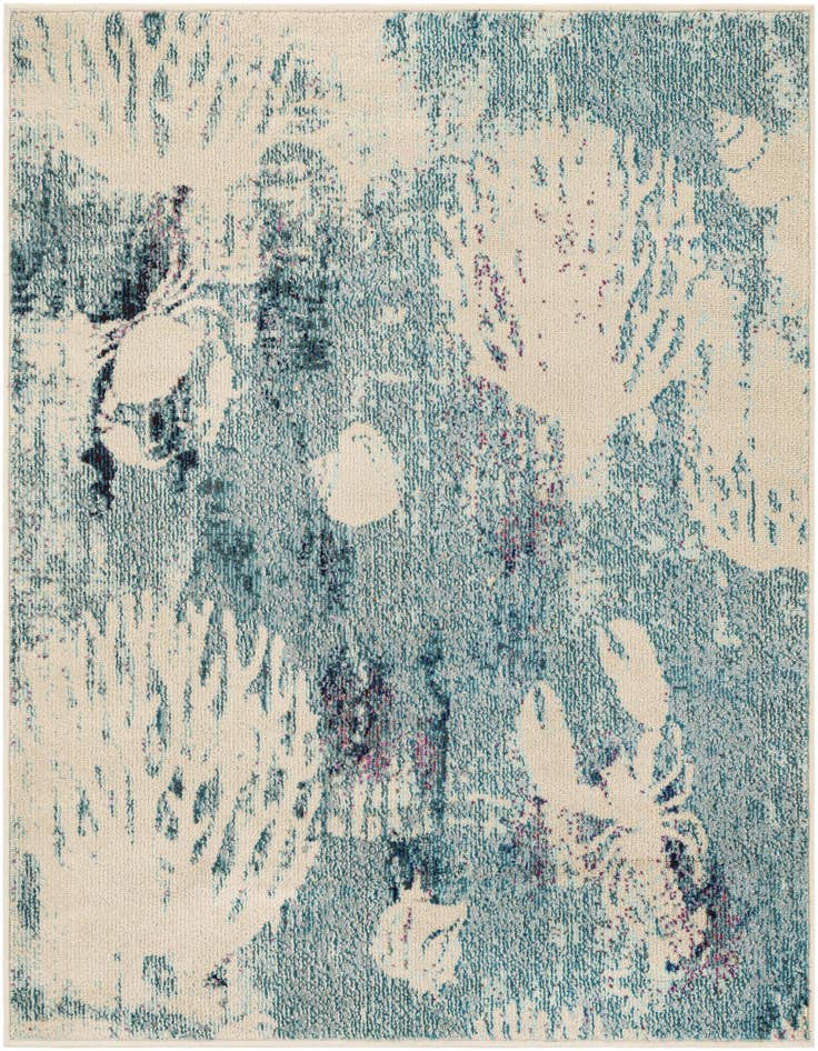 Detail image of 4' 1 x 4' 1 Washable Capri Square Rug