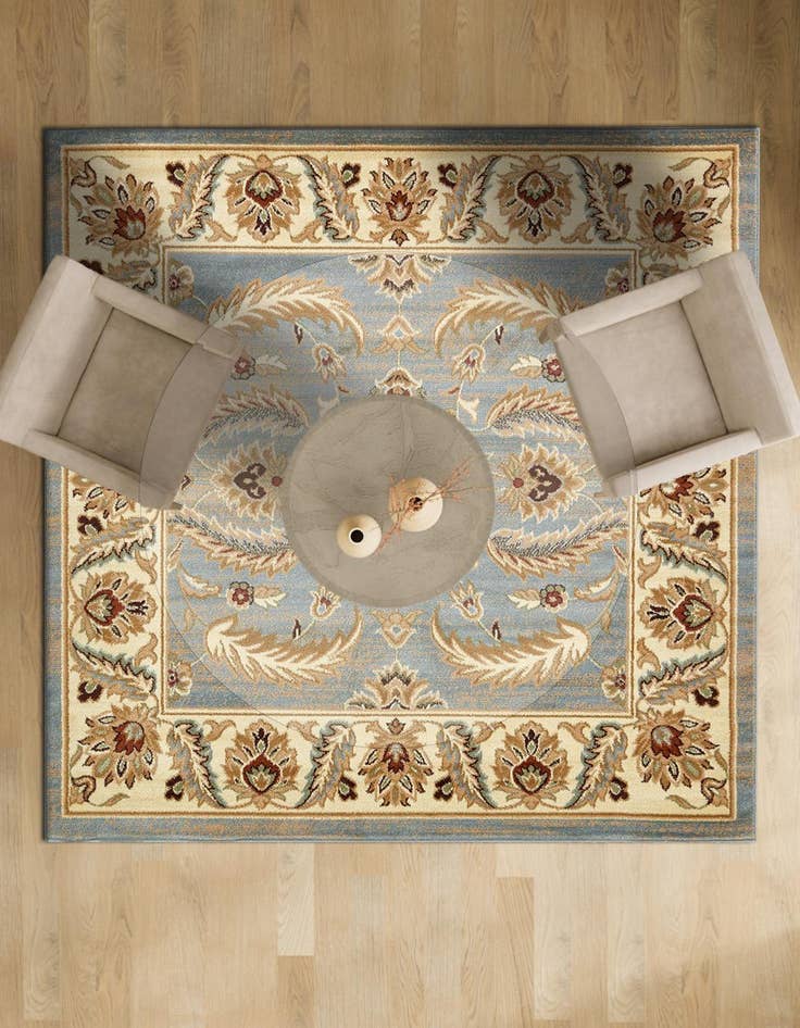 Detail image of 4' x 4' Classic Agra Square Rug