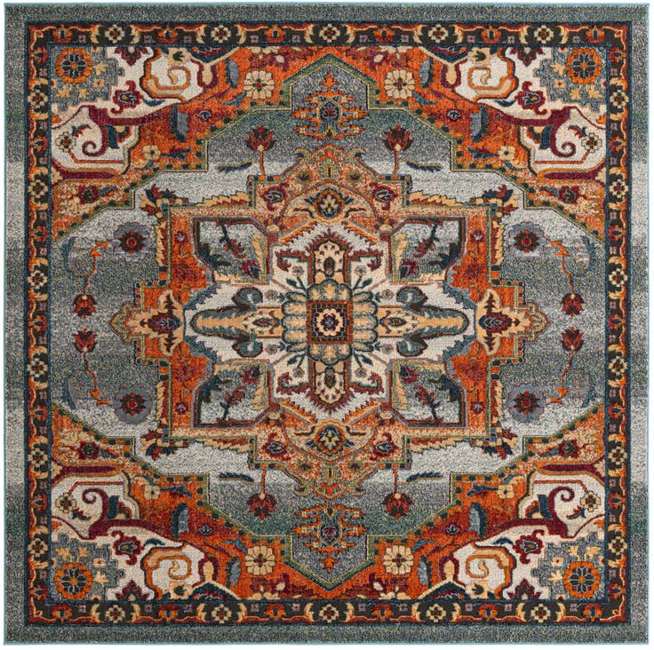 Detail image of 8' x 8' Isabella Square Rug