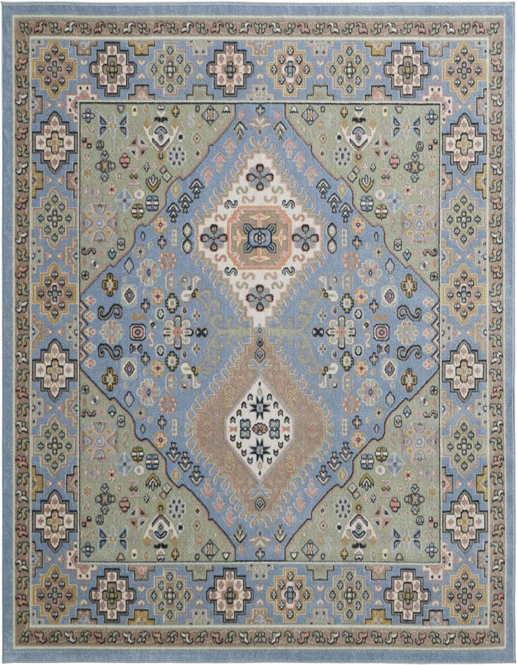 Detail image of 7' 10 x 7' 10 Kamala Washable Square Rug