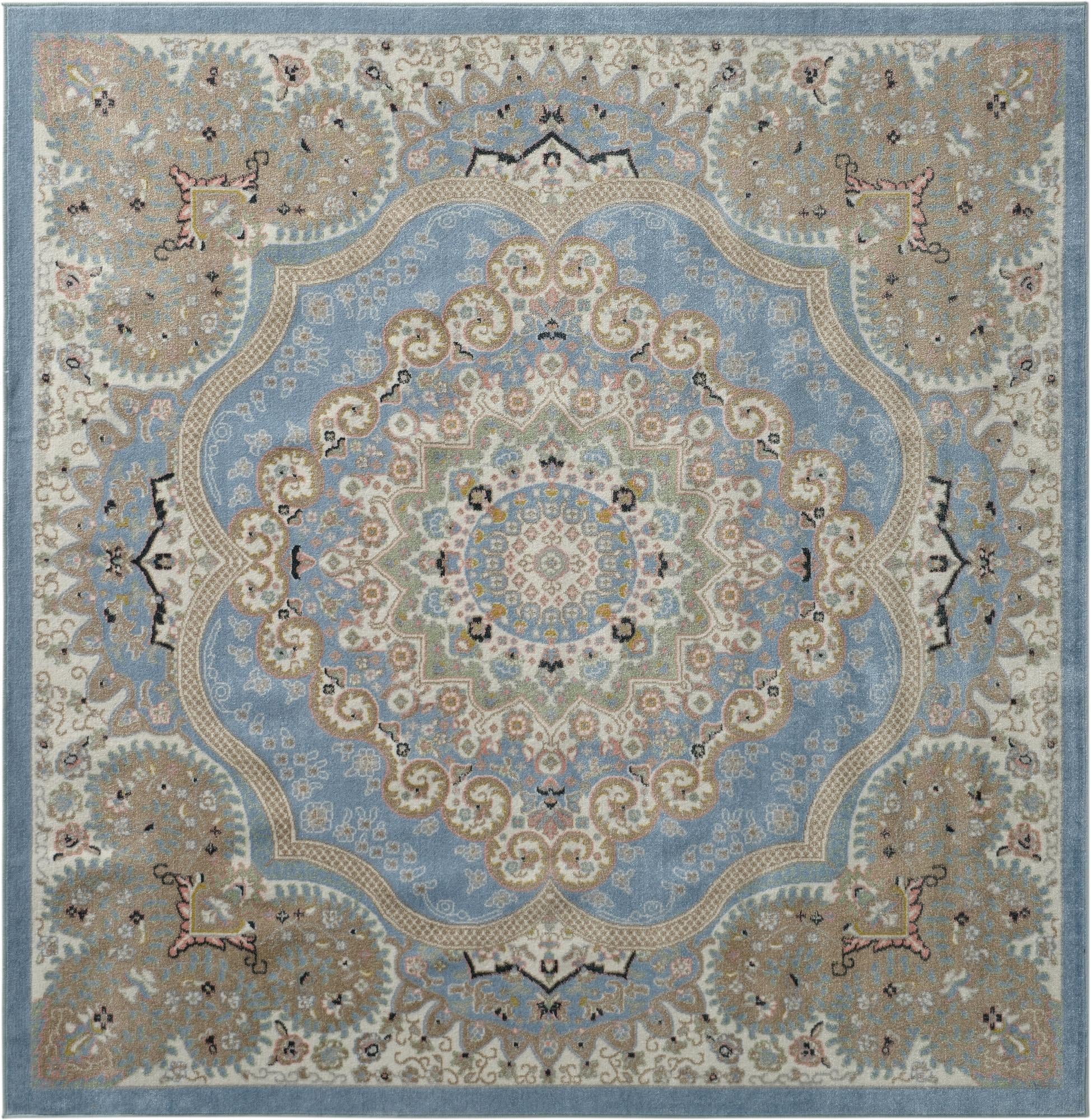 7' 10 x 7' 10 Kamala Washable Square Rug