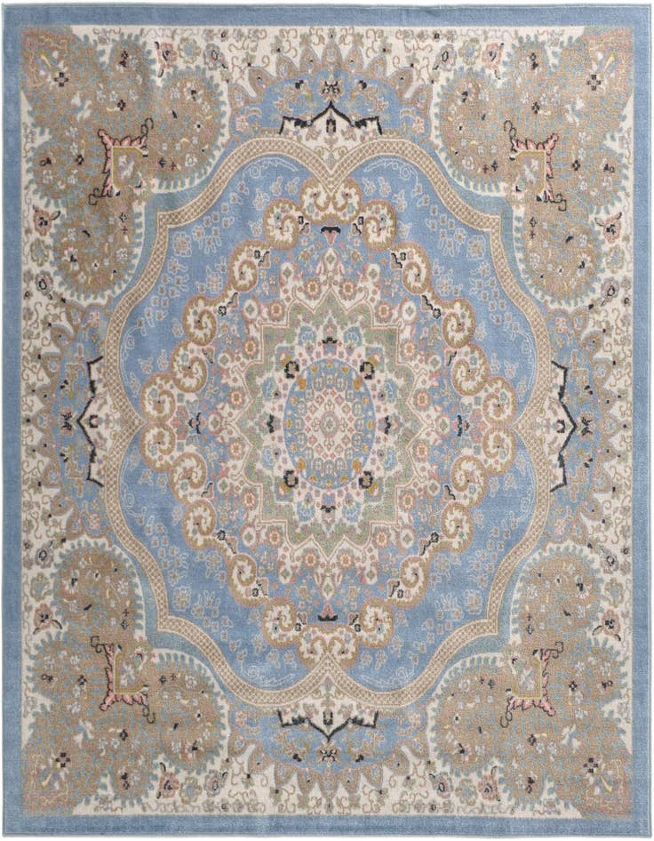 Detail image of 7' 10 x 7' 10 Kamala Washable Square Rug