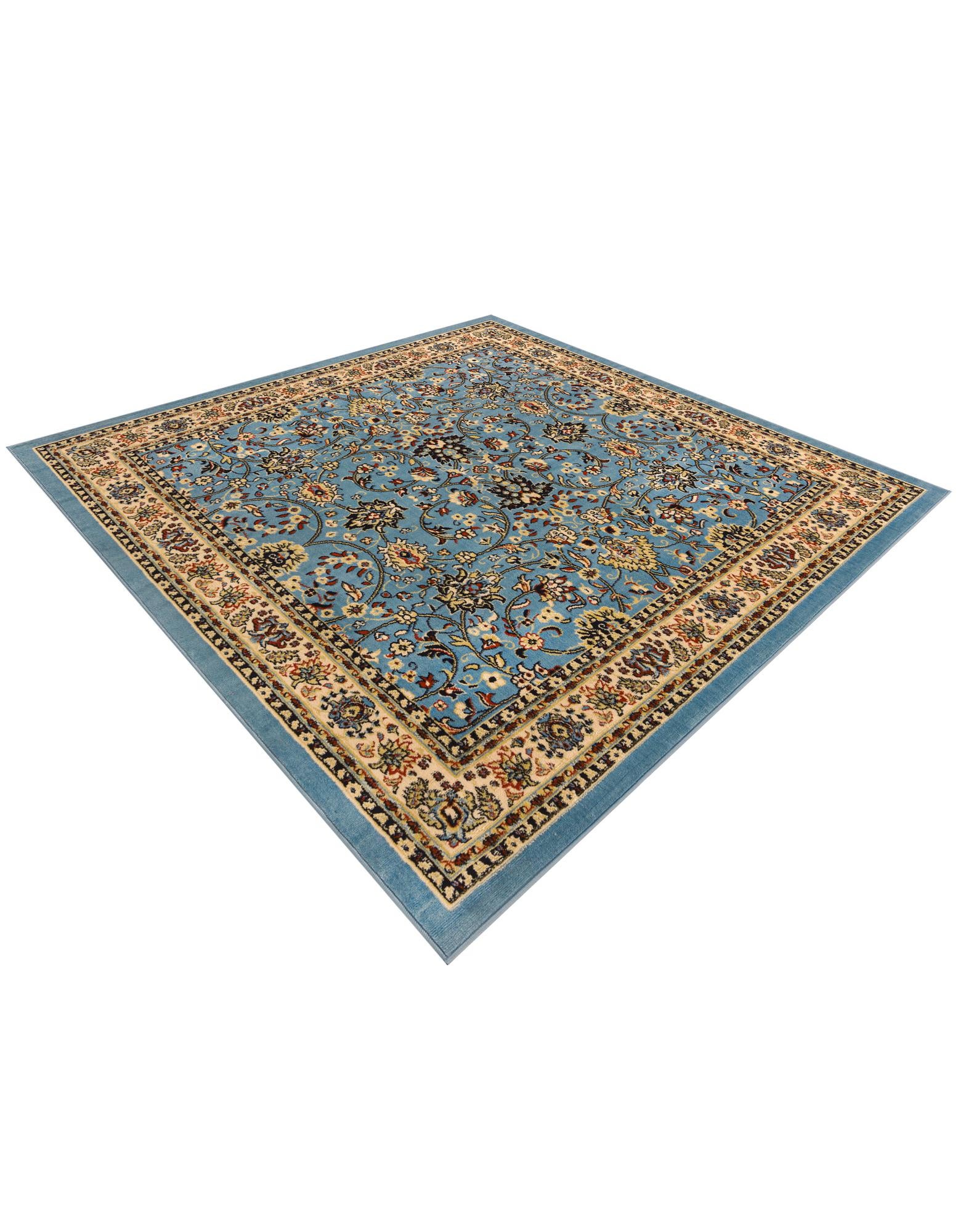 7' 10 x 7' 10 Kashan Design Square Rug