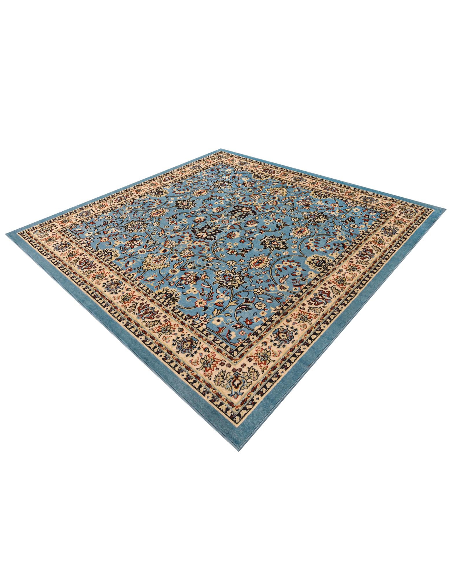 7' 10 x 7' 10 Kashan Design Square Rug