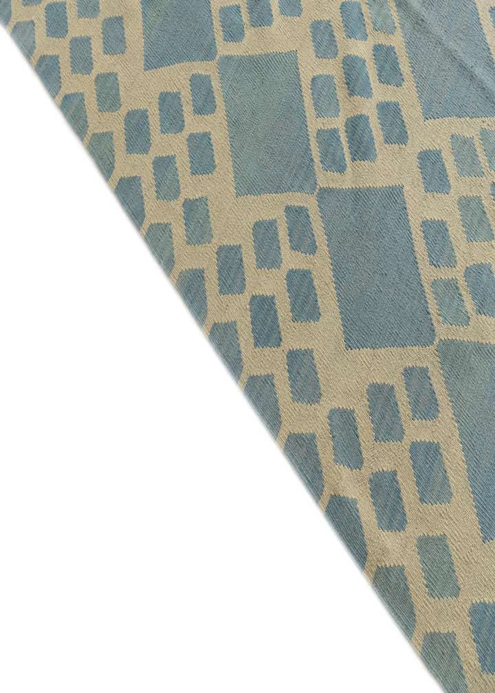 8' 9 x 9' 6 Hand Woven Kilim Modern Wool Square Rug