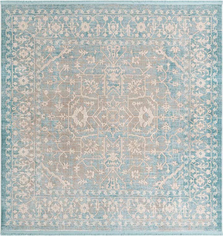 8' x 8' Modern Classical Square Rug