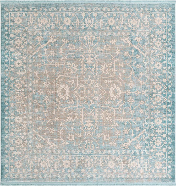 Detail image of 8' x 8' Modern Classical Square Rug