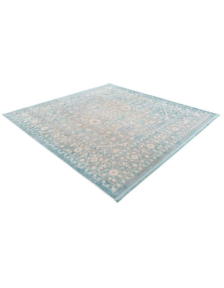 8' x 8' Modern Classical Square Rug