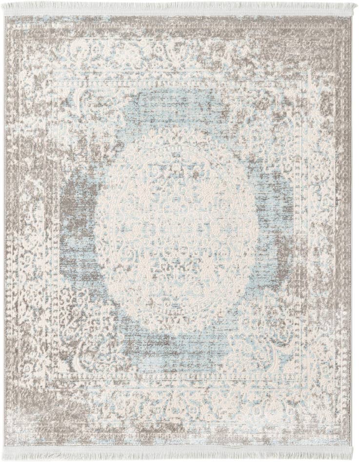 Detail image of 5' 3 x 5' 3 Modern Classical Square Rug