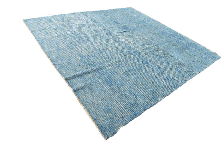Detail image of 8' x 8' 8 Hand Knotted Moroccan Wool Square Rug