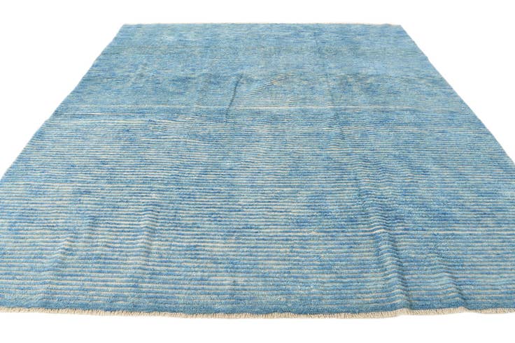 Detail image of 8' x 8' 8 Hand Knotted Moroccan Wool Square Rug