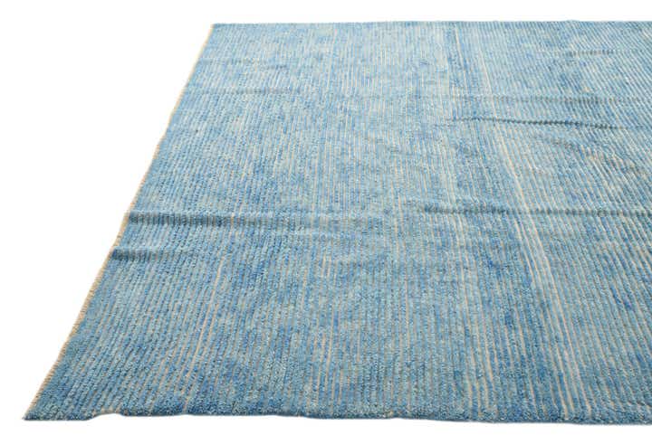 8' x 8' 8 Hand Knotted Moroccan Wool Square Rug