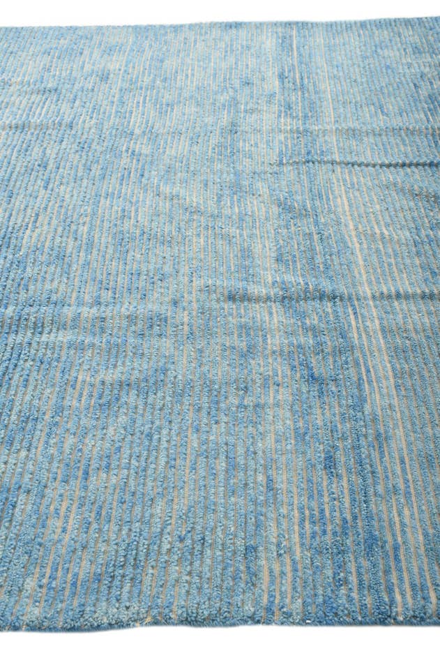 Detail image of 8' x 8' 8 Hand Knotted Moroccan Wool Square Rug