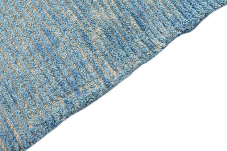 Detail image of 8' x 8' 8 Hand Knotted Moroccan Wool Square Rug