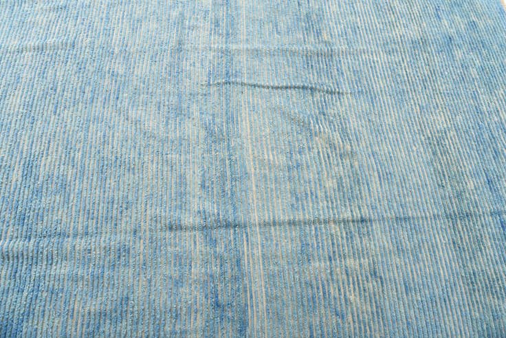 Detail image of 8' x 8' 8 Hand Knotted Moroccan Wool Square Rug