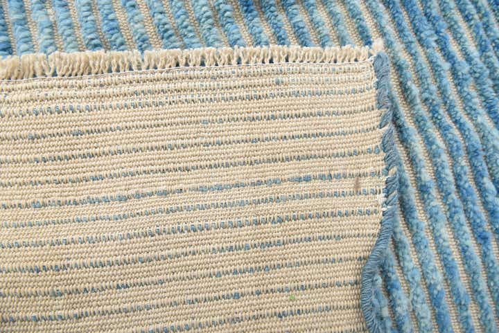 8' x 8' 8 Hand Knotted Moroccan Wool Square Rug