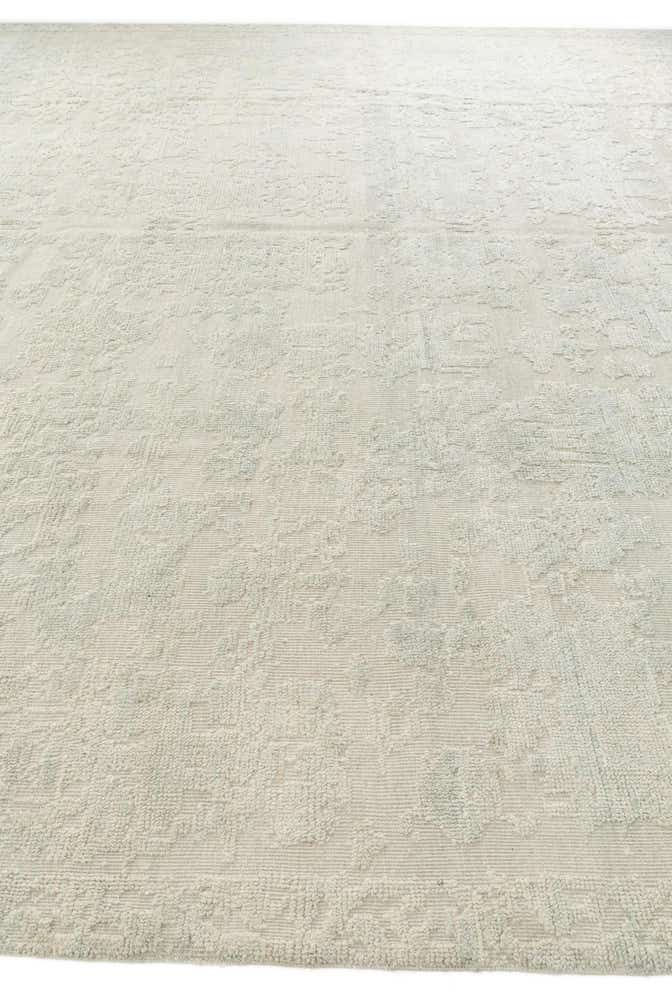 13' x 13' Hand Knotted Oushak Wool Square Rug
