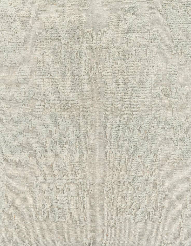 Detail image of 13' x 13'  Hand Knotted Oushak Wool Square Rug