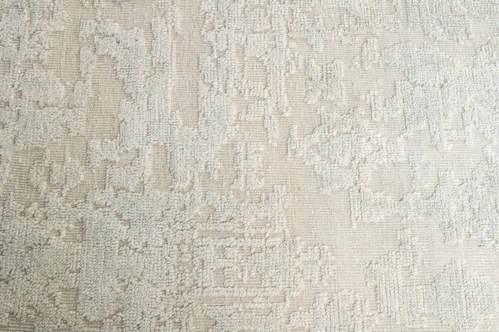 13' x 13' Hand Knotted Oushak Wool Square Rug
