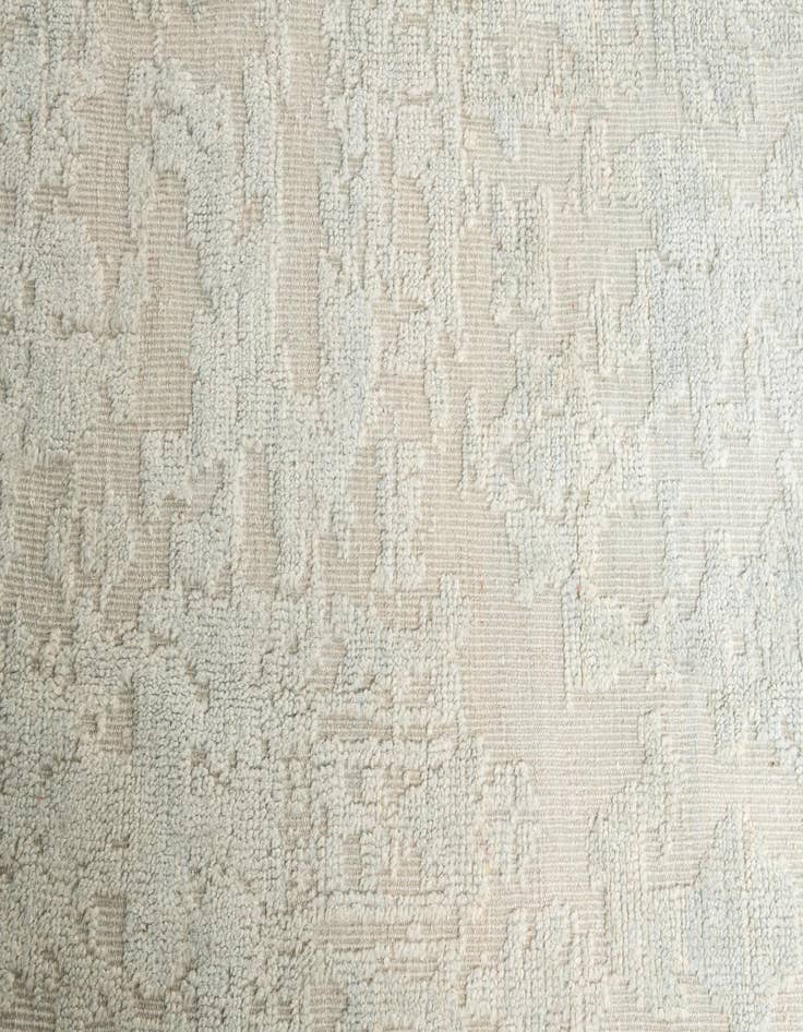 Detail image of 13' x 13'  Hand Knotted Oushak Wool Square Rug