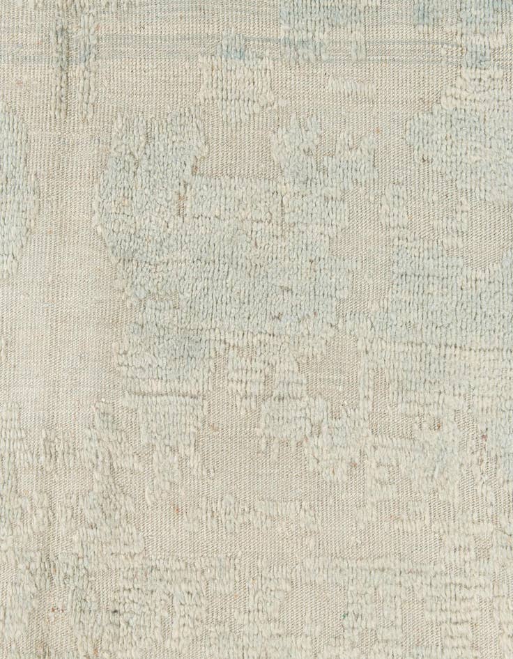 Detail image of 13' x 13'  Hand Knotted Oushak Wool Square Rug