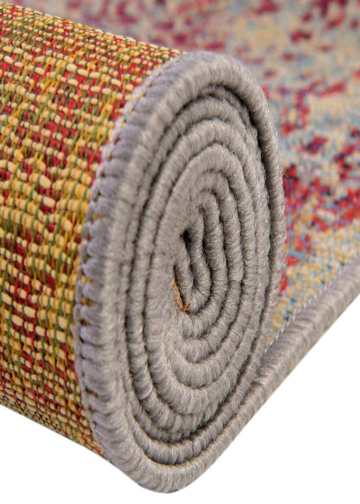 6' x 6' Easy-Clean Botanical Indoor / Outdoor Square Rug