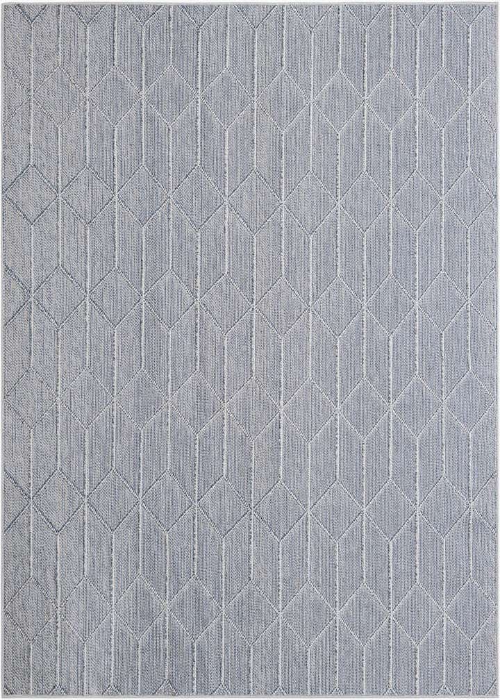 7' 10 x 7' 10 Easy-Clean Trellis Indoor / Outdoor Square Rug