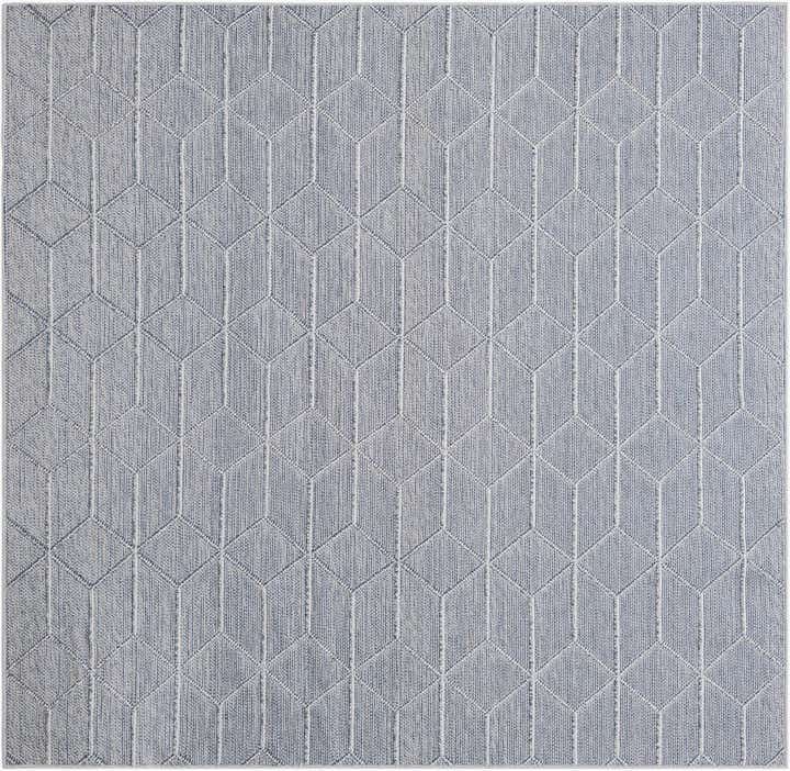 7' 10 x 7' 10 Easy-Clean Trellis Indoor / Outdoor Square Rug