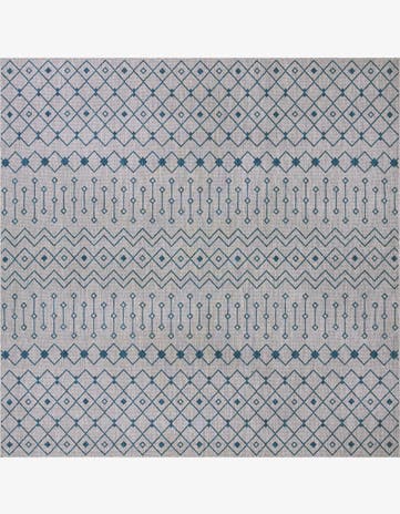 13' x 13' Easy-Clean Trellis Indoor / Outdoor Square Rug