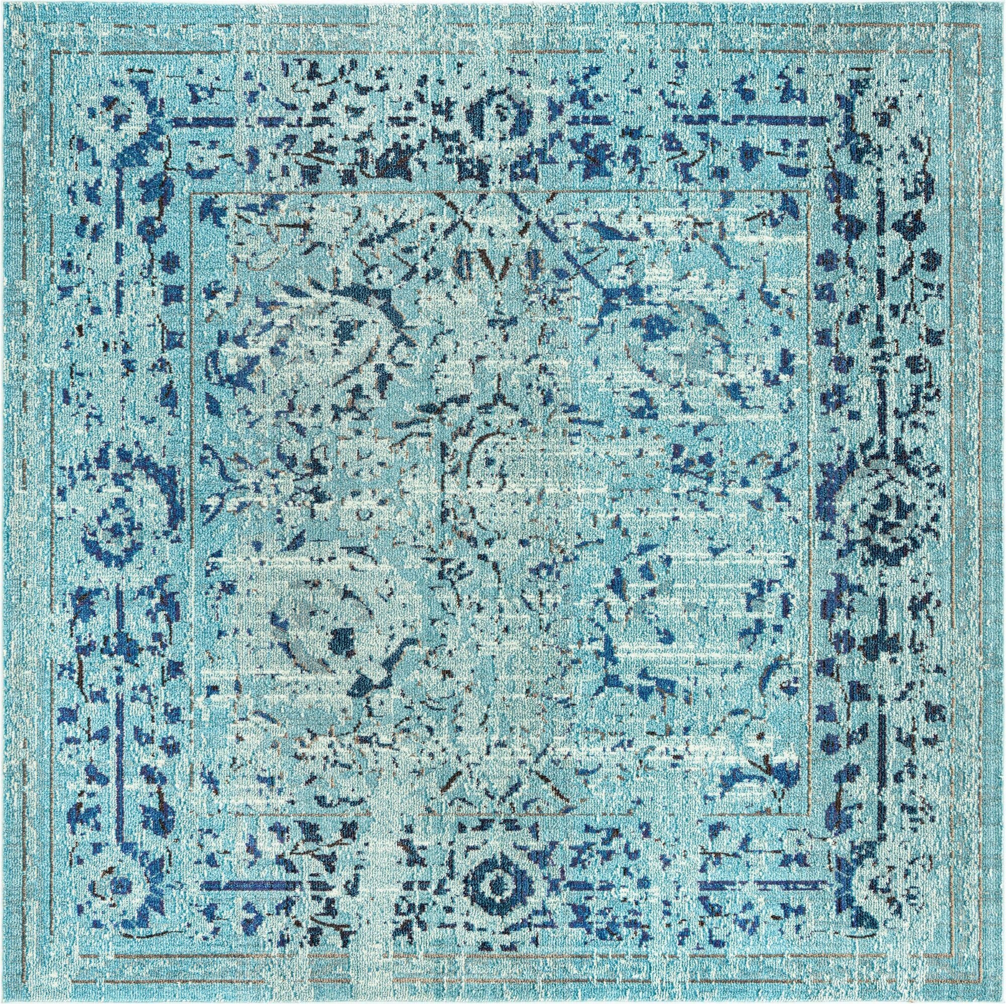 8' x 8'  Washable Palazzo Square Rug