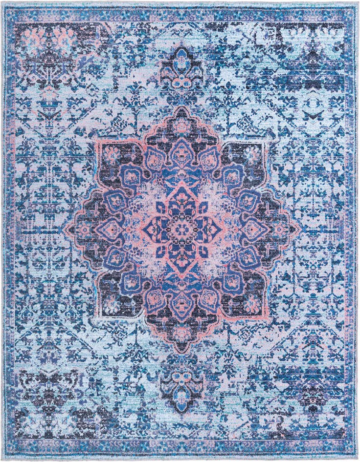 Detail image of 7' 10 x 7' 10 Washable Renaissance Square Rug