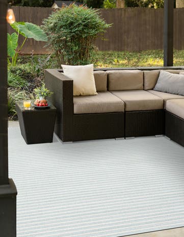 7' 10 x 7' 10 Easy-Clean Sabrina Soto Indoor / Outdoor Square Rug