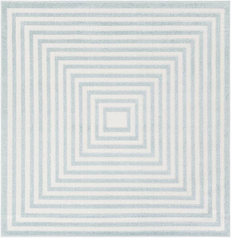 Detail image of 6' x 6' Easy-Clean Sabrina Soto Indoor / Outdoor Square Rug