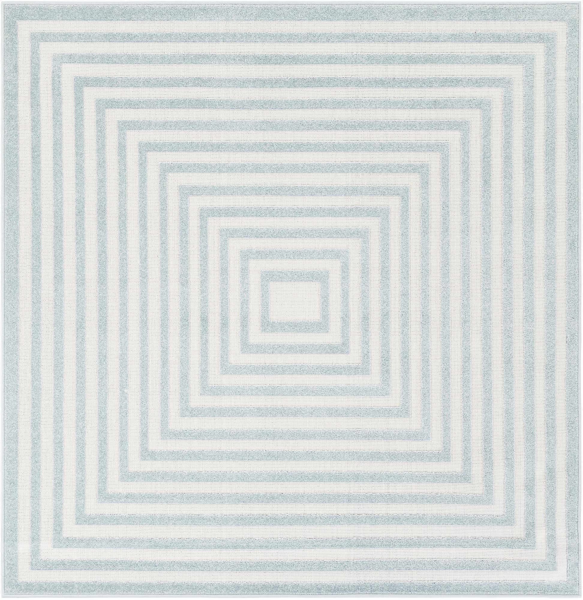 6' x 6'  Washable Sabrina Soto Indoor / Outdoor Square Rug