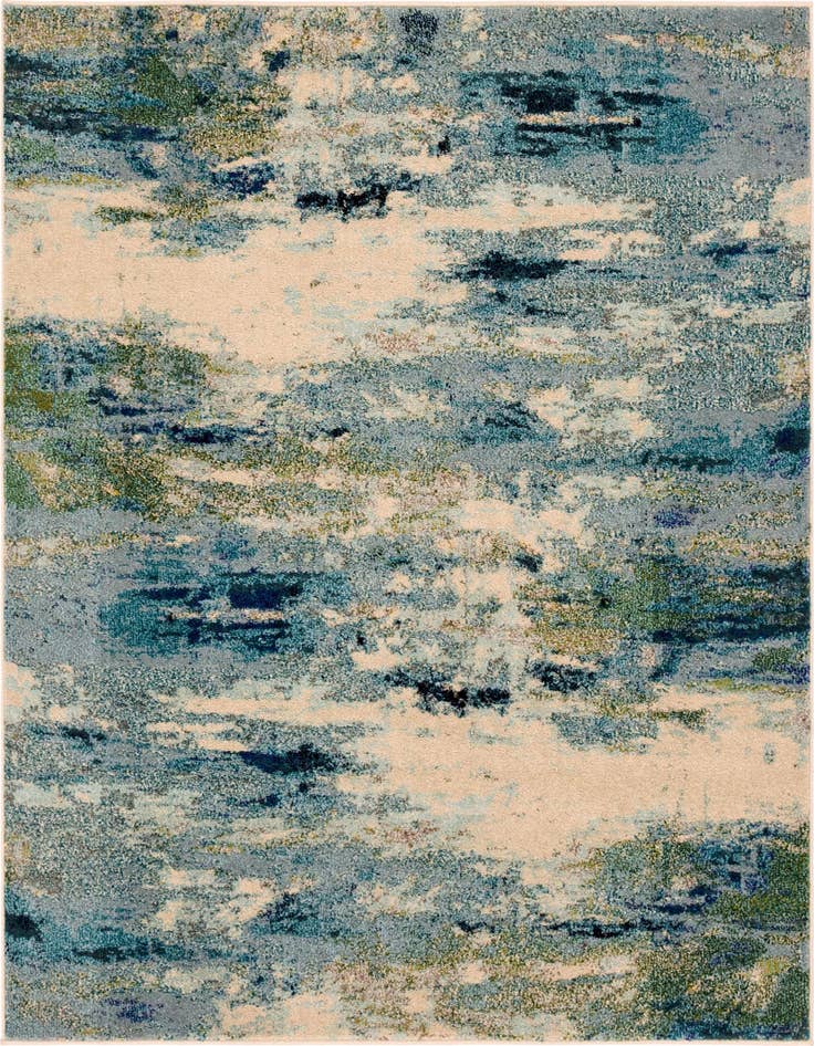 Detail image of 6' x 6' Washable Spectrum Square Rug
