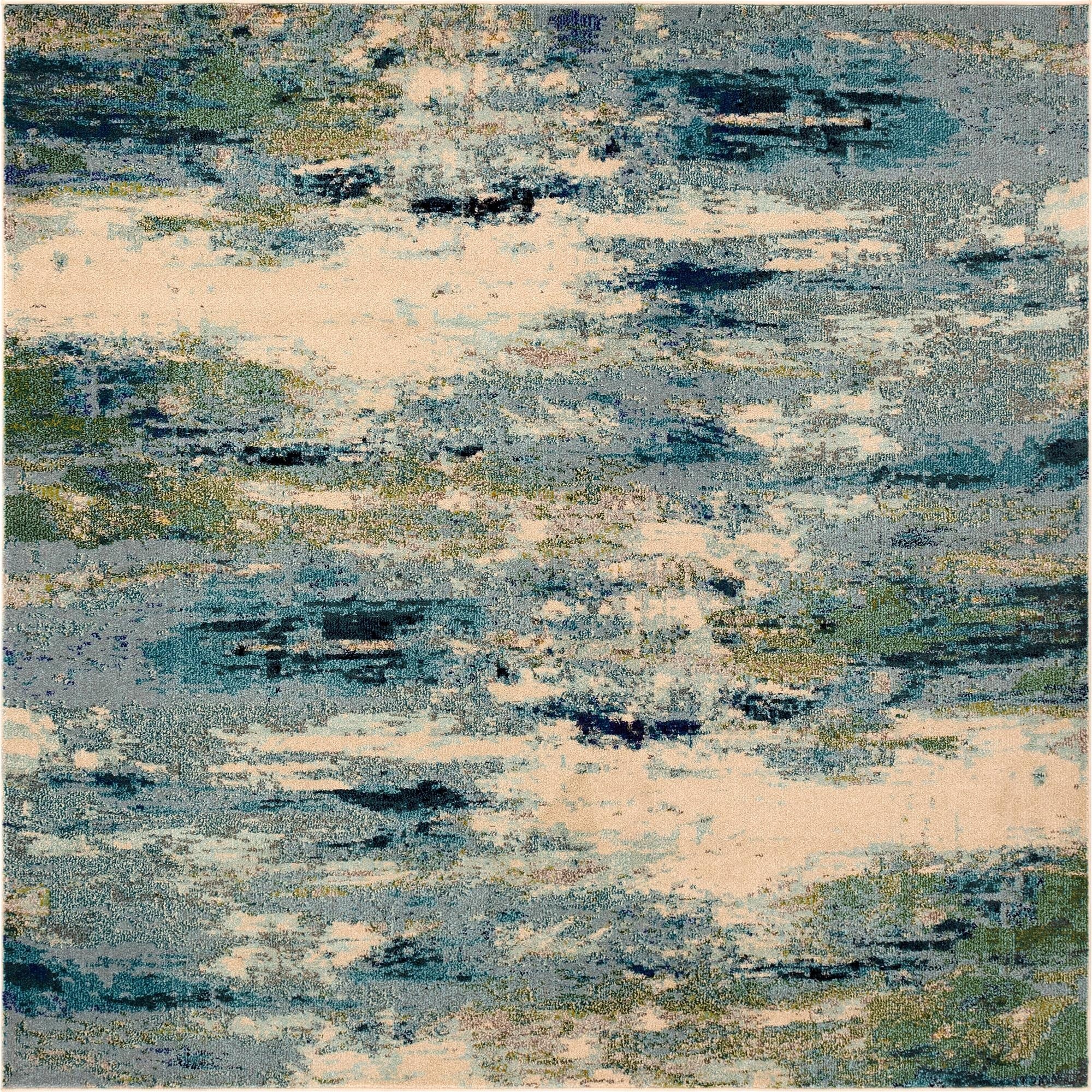 8' x 8' Washable Theia Square Rug