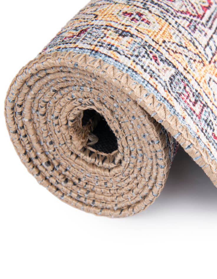 Detail image of 7' 10 x 7' 10 Washable Timeless Square Rug