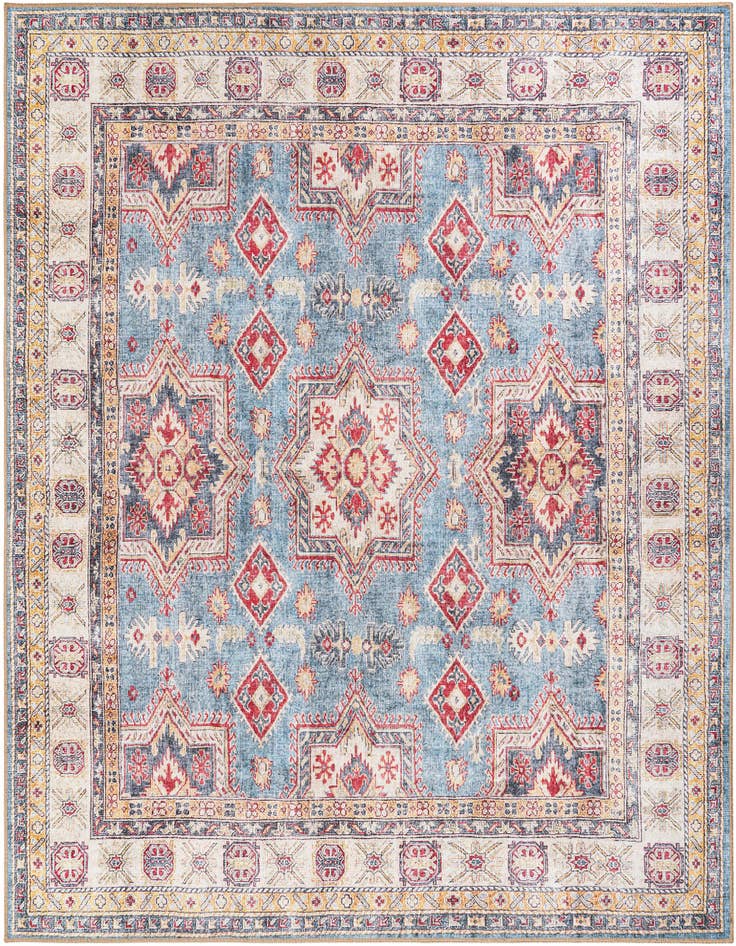 Detail image of 7' 10 x 7' 10 Washable Timeless Square Rug