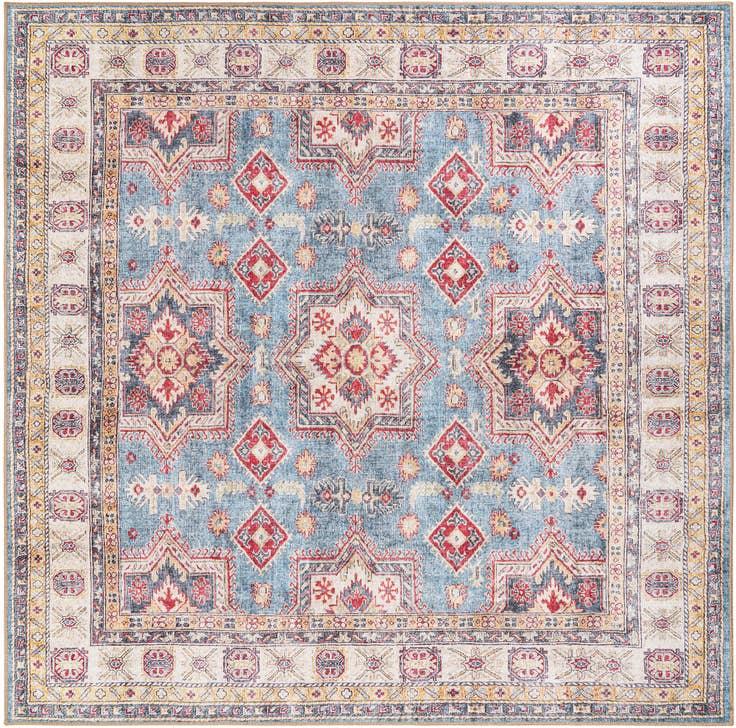 Detail image of 7' 10 x 7' 10 Washable Timeless Square Rug