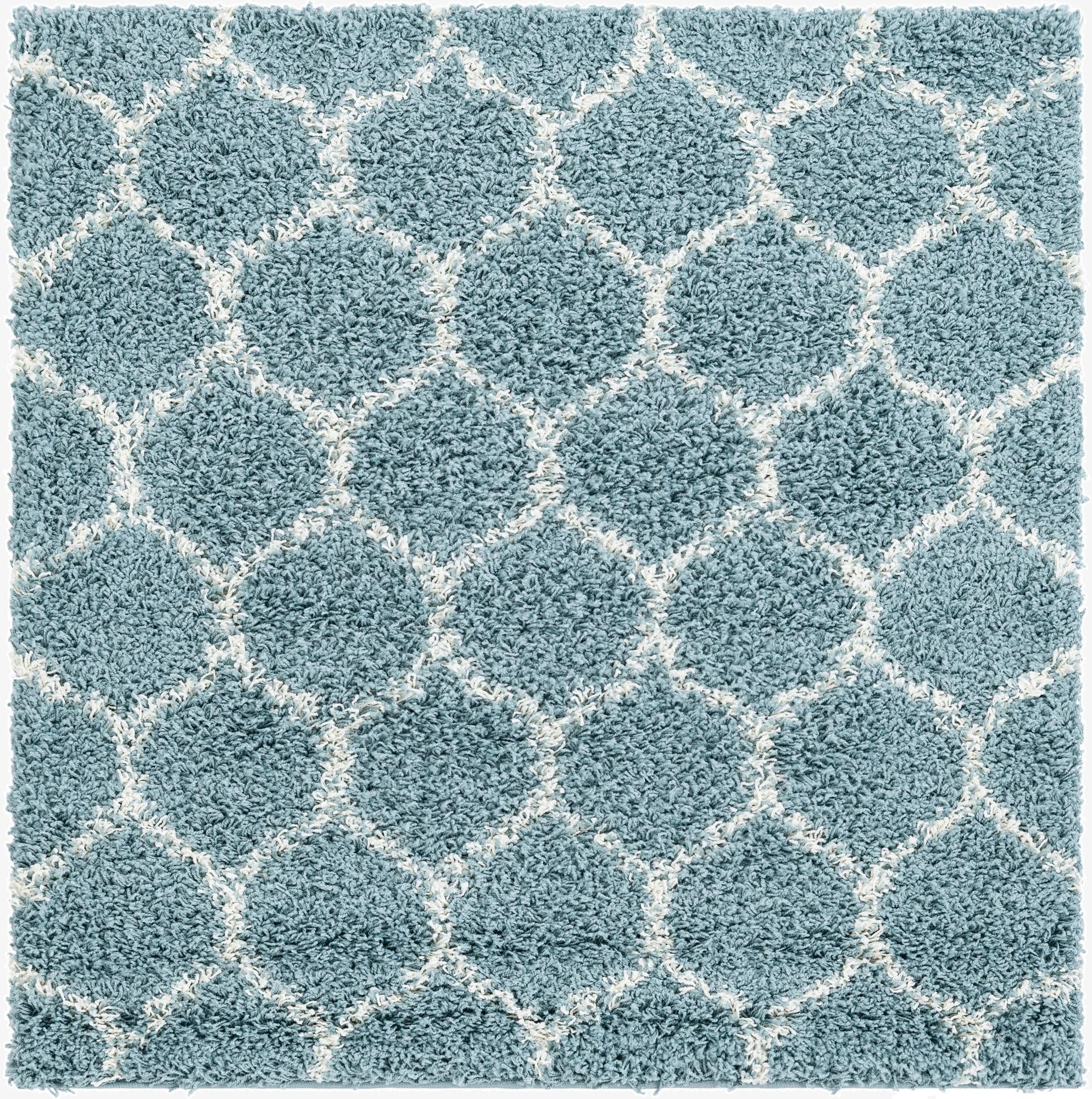 5' 3 x 5' 3 Trellis Shag Square Rug