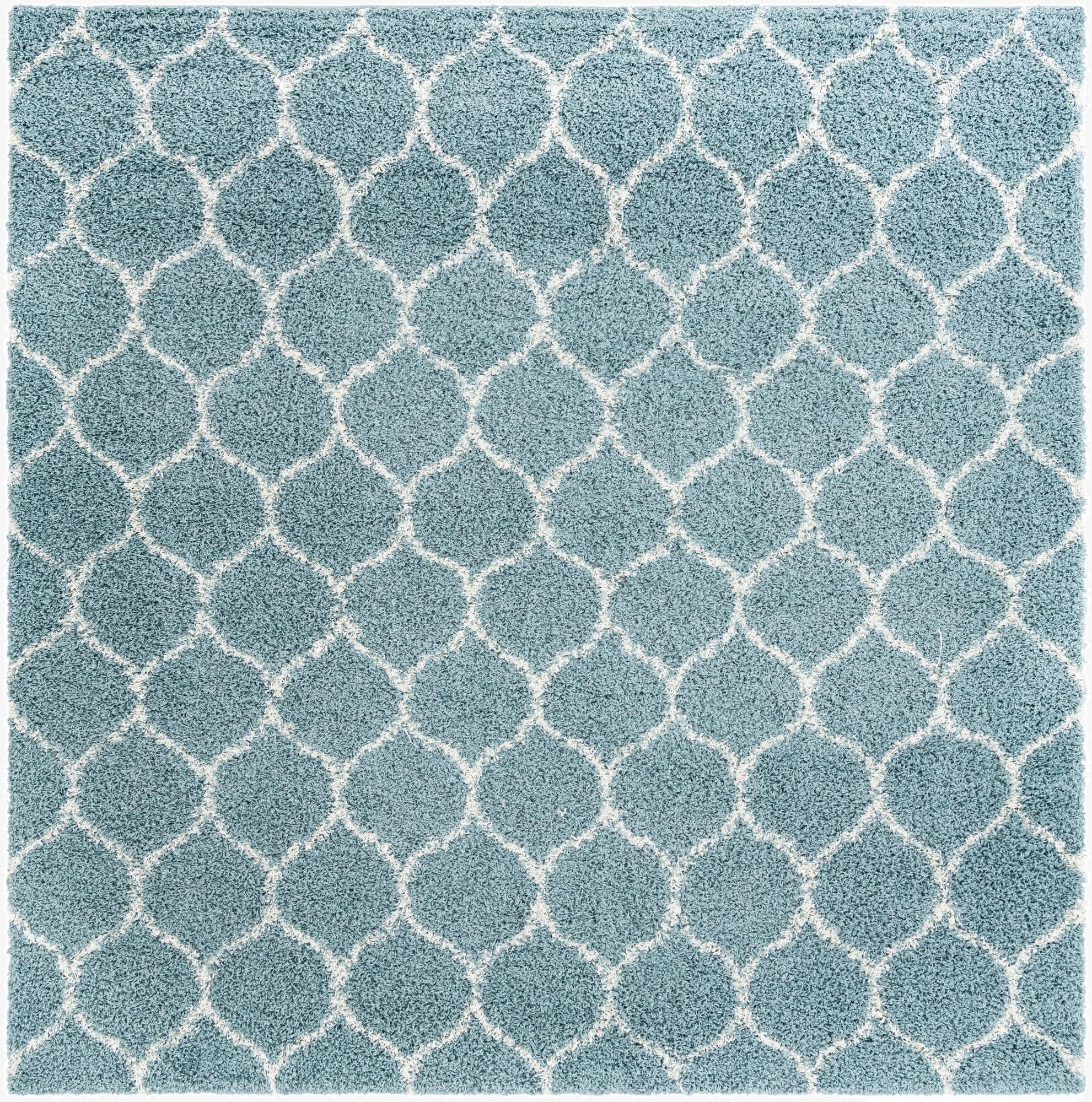 10' x 10' Trellis Shag Square Rug
