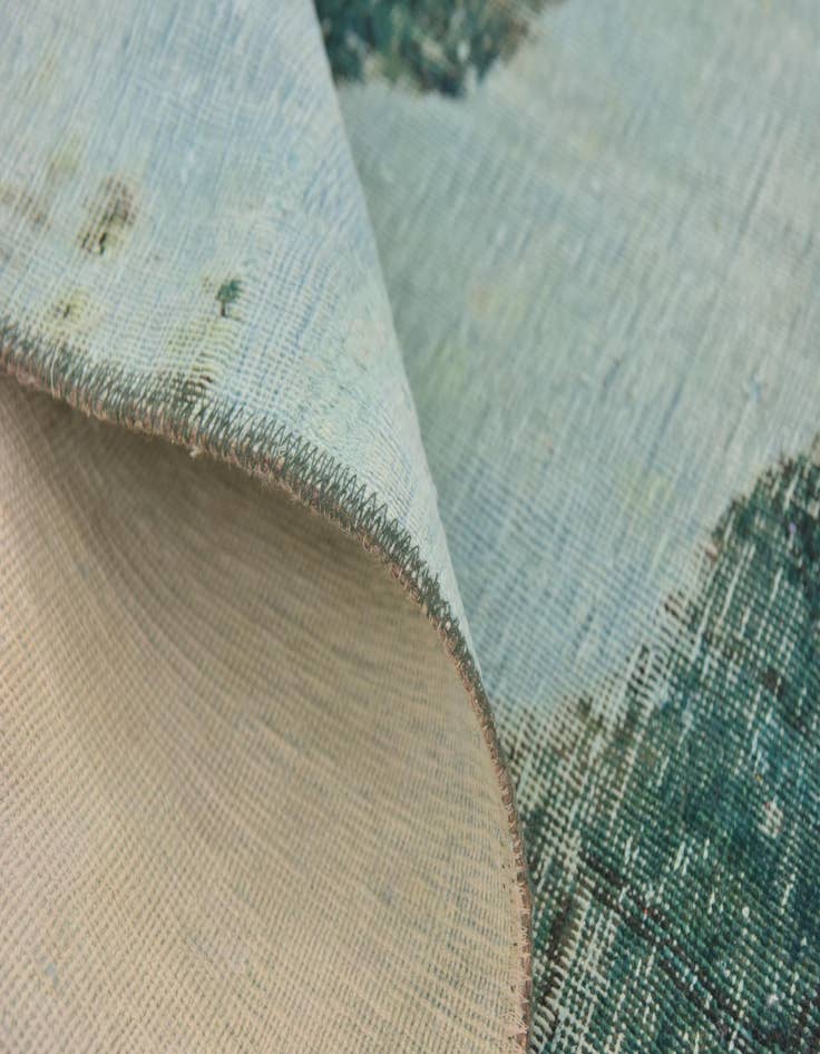 Detail image of 8' 2 x 8' 7  Hand Knotted Ultra Vintage Persian Wool Square Rug