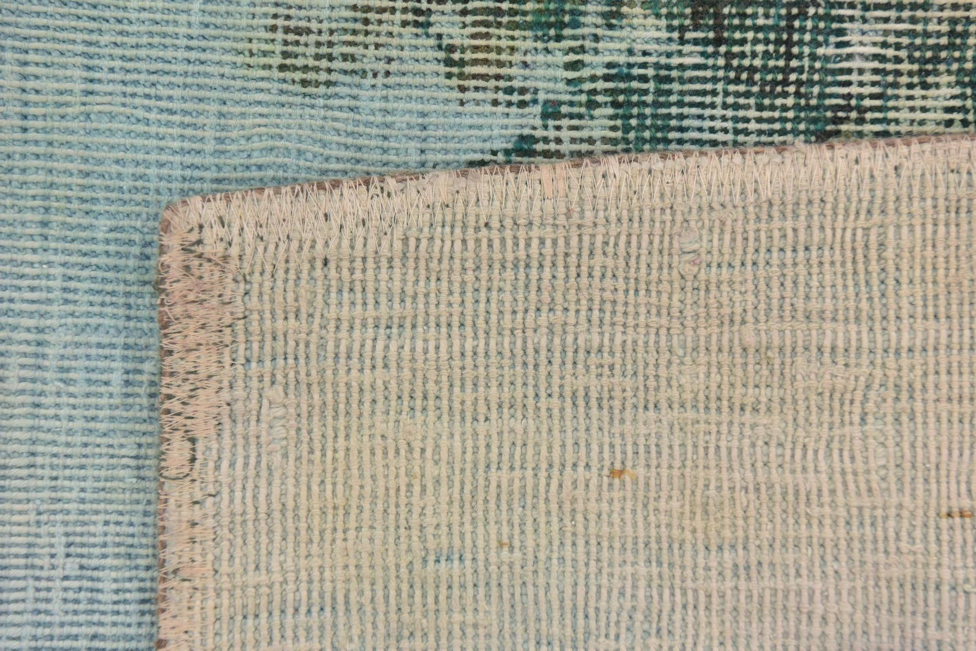 8' 2 x 8' 7 Hand Knotted Ultra Vintage Persian Wool Square Rug