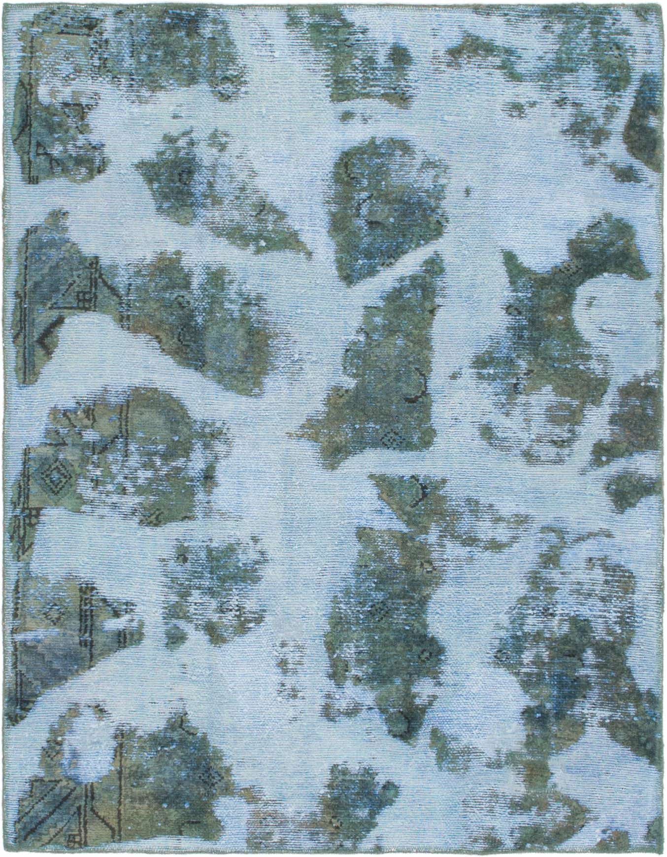 Primary image 4' x 5'  Hand Knotted Ultra Vintage Persian Wool Square Rug