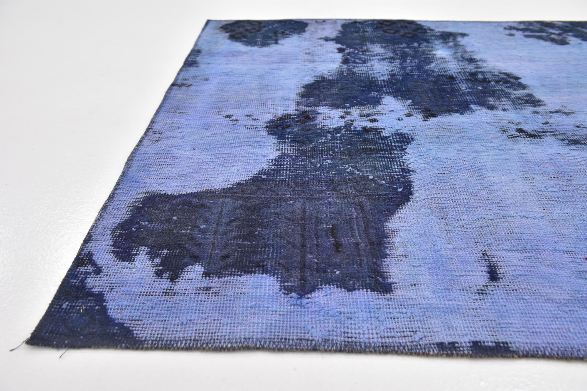 4' x 5' 2 Hand Knotted Ultra Vintage Persian Wool Square Rug