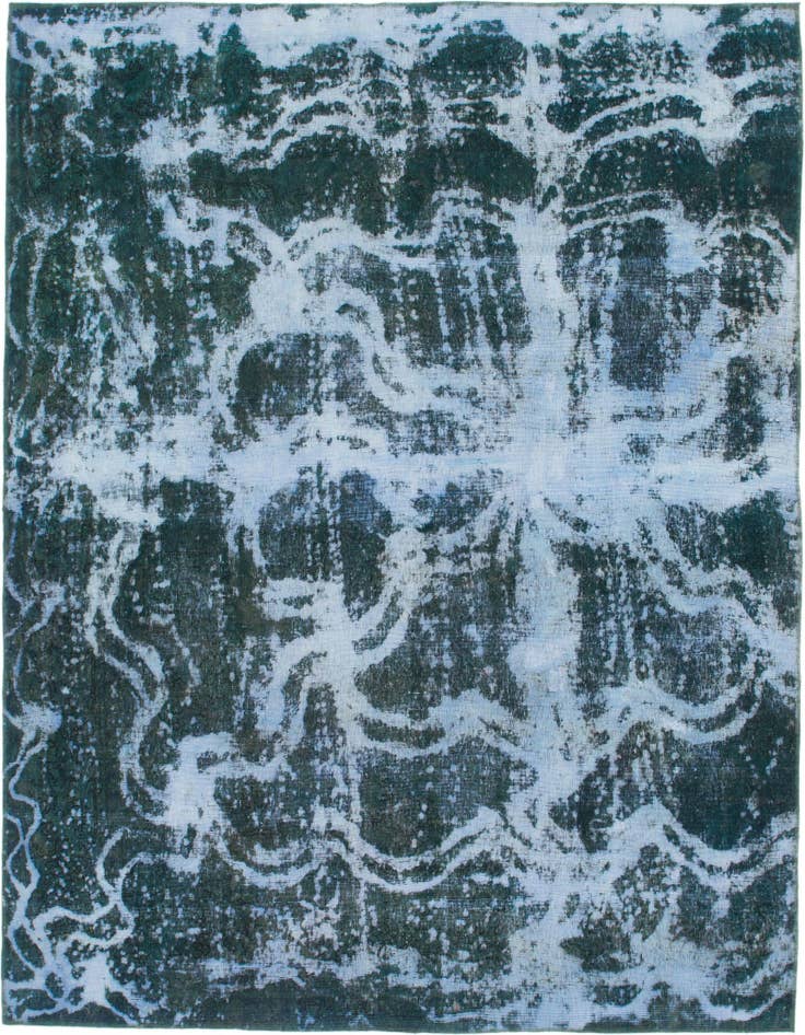 Detail image of 7' 10 x 9' 2 Hand Knotted Ultra Vintage Persian Wool Square Rug
