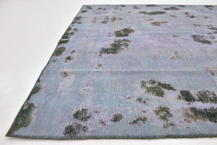 5' 9 x 7' Hand Knotted Ultra Vintage Persian Wool Square Rug