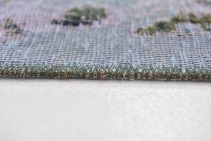 Detail image of 5' 9 x 7' Hand Knotted Ultra Vintage Persian Wool Square Rug