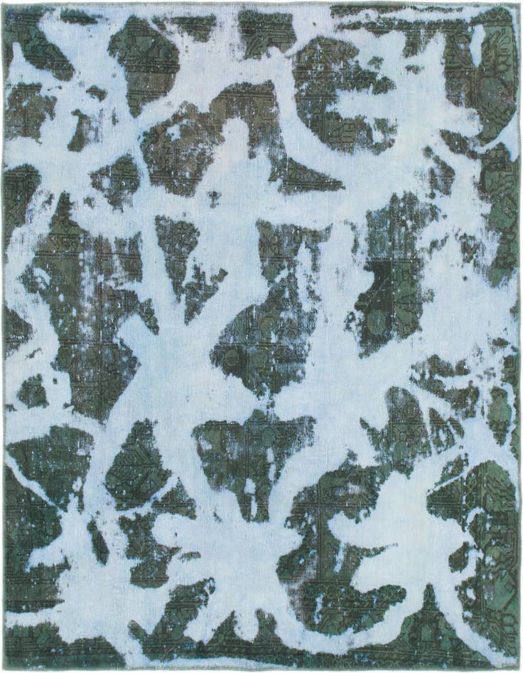 Detail image of 5' 10 x 6' 8 Hand Knotted Ultra Vintage Persian Wool Square Rug