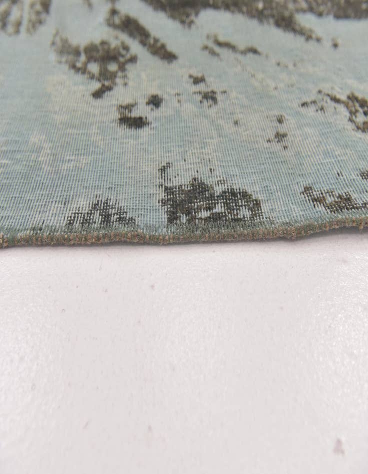 Detail image of 4' 7 x 5' 9  Hand Knotted Ultra Vintage Persian Wool Square Rug